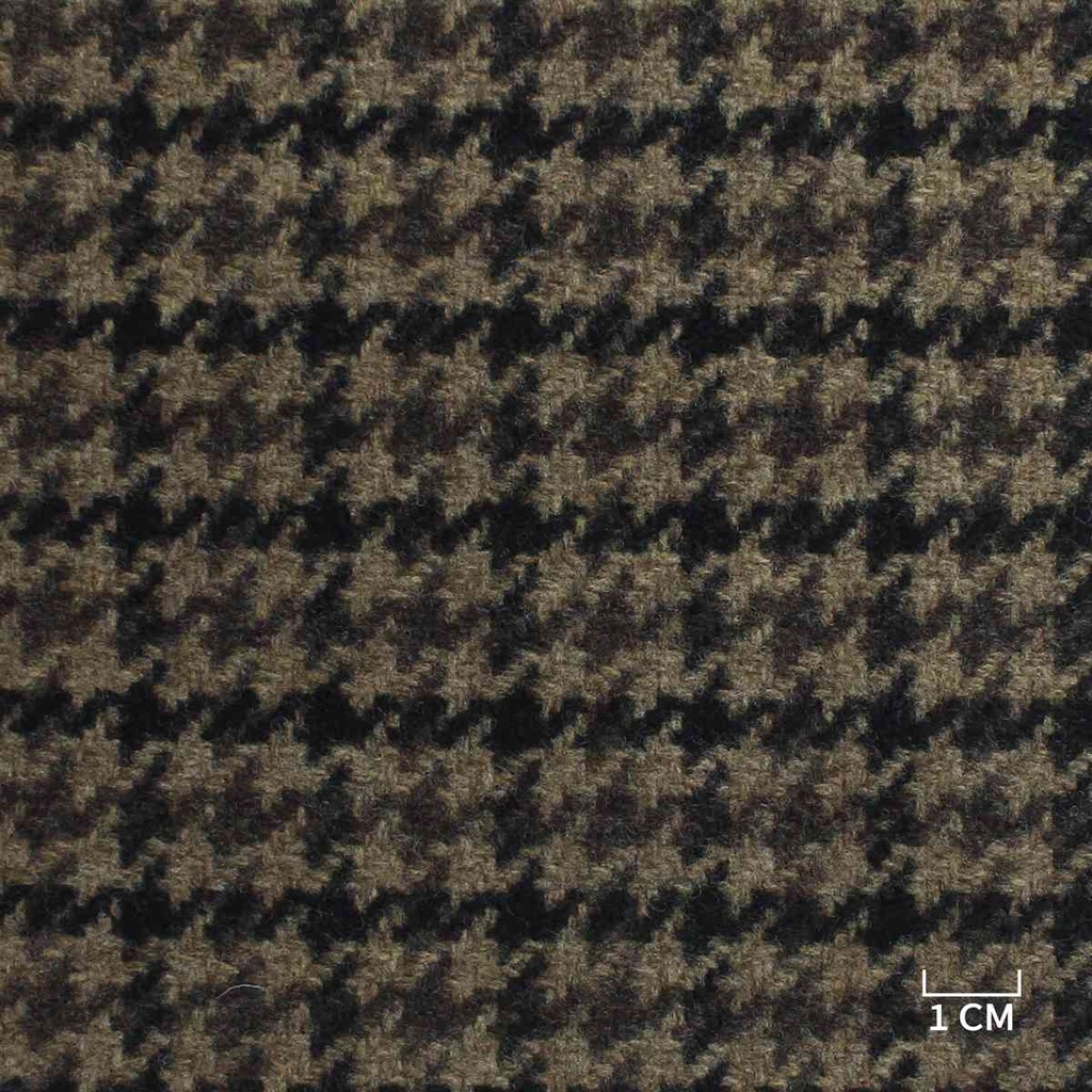 DARK BROWN & BLACK, HOUNDSTOOTH