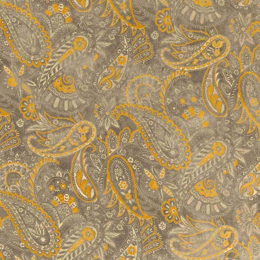 [660448] LIGHT YELLOW, PAISLEYS