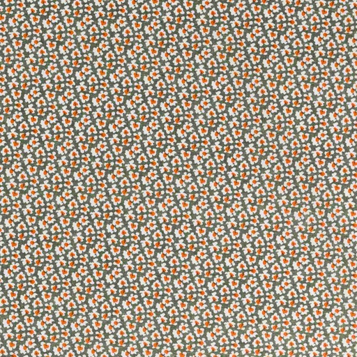 [660572] GREEN, YELLOW FLORAL DESIGN
