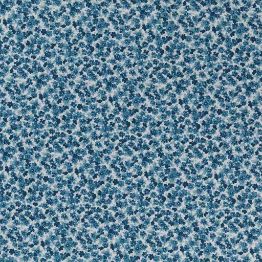 [660573] LIGHT BLUE, SMALL FLORAL DESIGN