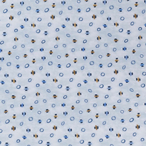 [660575] LIGHT BLUE, ETHNIC DESIGN