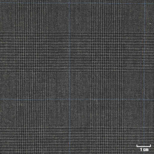 [209947] DARK GREY, BIG BLUE CHECKS
