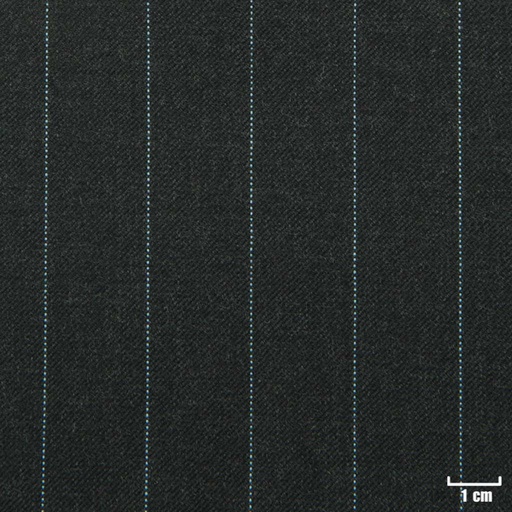 [822213] CHARCOAL, DOTTED BLUE STRIPES