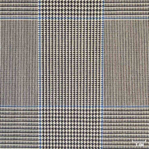 [316744] GREY, BIG BLUE CHECKS (4 PLY) (DR# 18044)