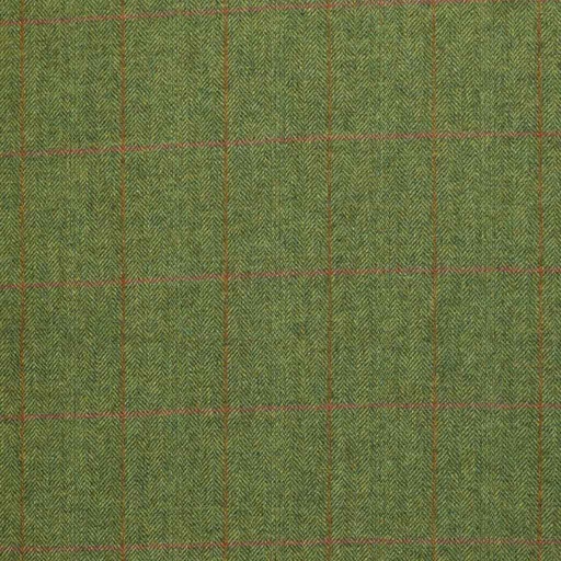 [351128] GREEN, RED/ORANGE CHECKS