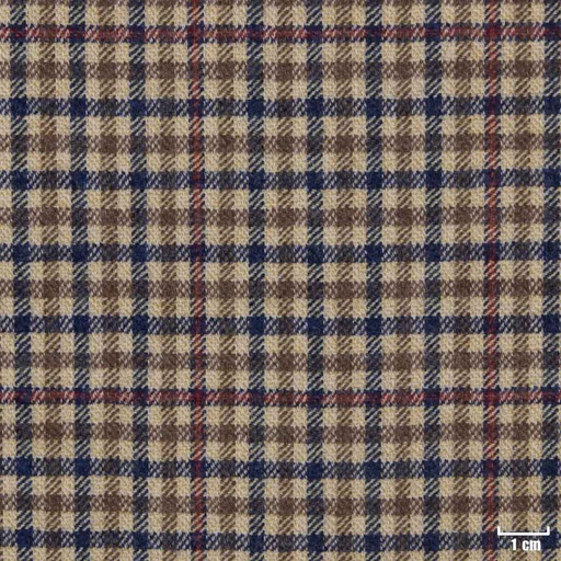 [450705] BLUE/BROWN/TAN, MIXED RED CHECKS