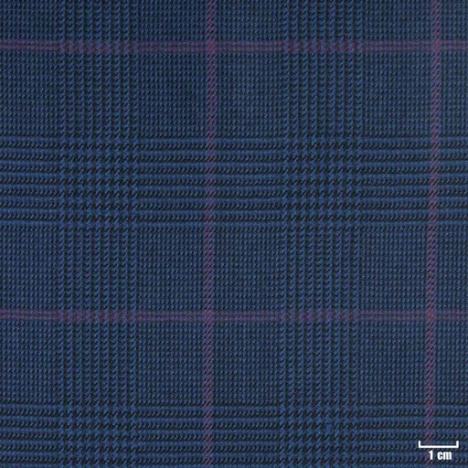 [450827] DARK BLUE, PINK CHECKS