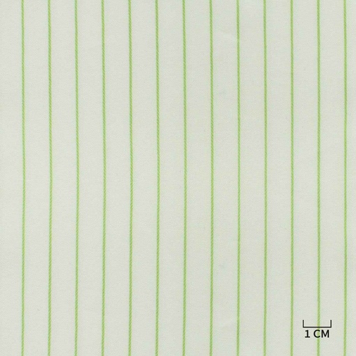 [H10479] WHITE, GREEN STRIPES