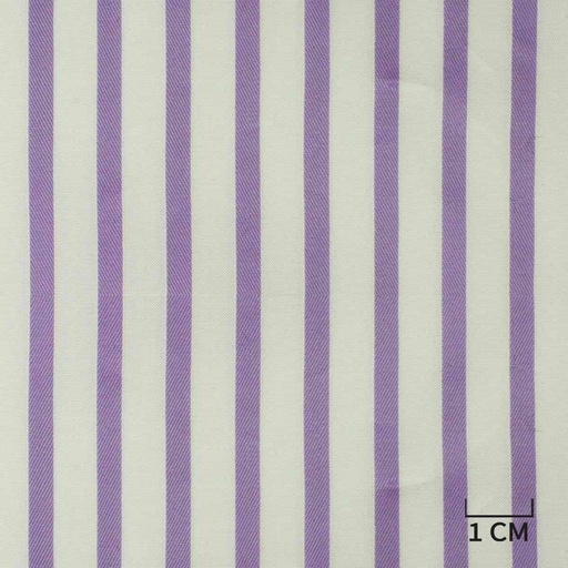[H10498] WHITE, PURPLE STRIPES