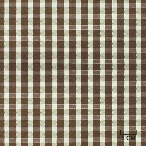 [H10518] WHITE/BROWN, CHECKS