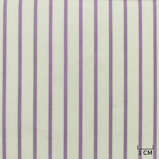 [H10409] WHITE, PURPLE STRIPES