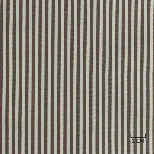 [A815] WHITE/BROWN STRIPES