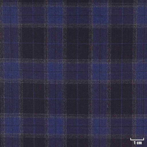 [315818] DARK BLUE, SMALL CHECKS