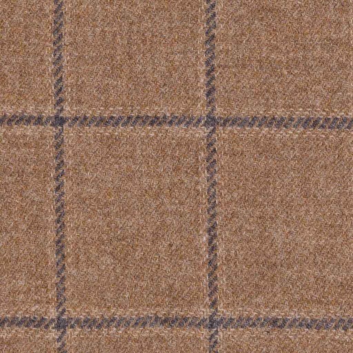 [404320] LIGHT BROWN, BLUE CHECKS