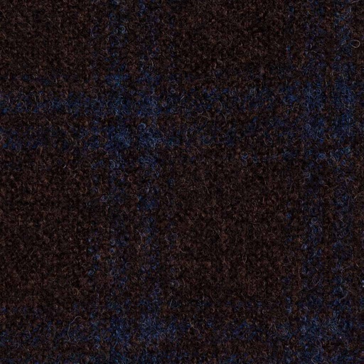 [404345] DARK BROWN, BLUE CHECKS