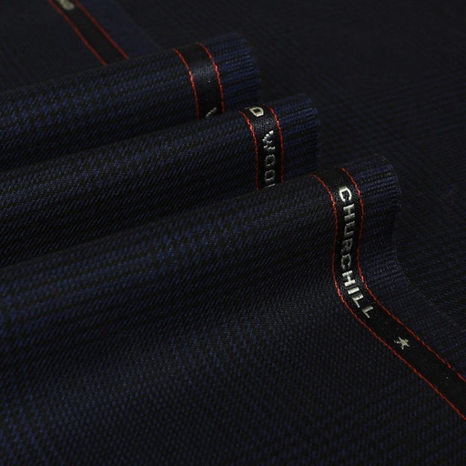 [352404] DARK BLUE, BIG CHECKS