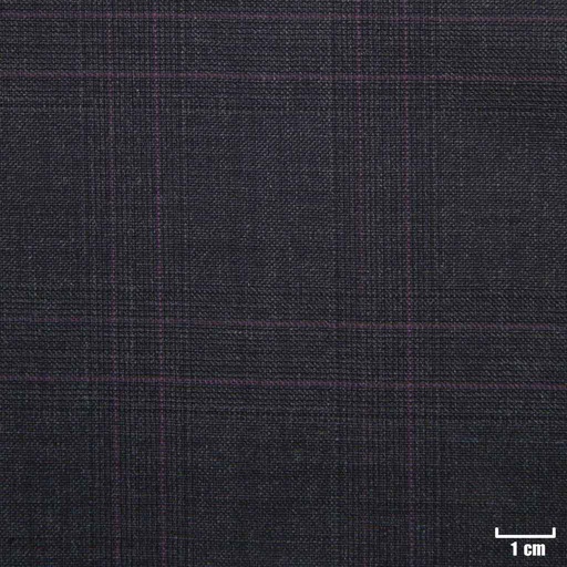 [500304] DARK GREY, PURPLE CHECKS