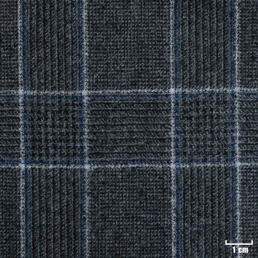 [225201] GREY, BLUE/OFF WHITE CHECKS