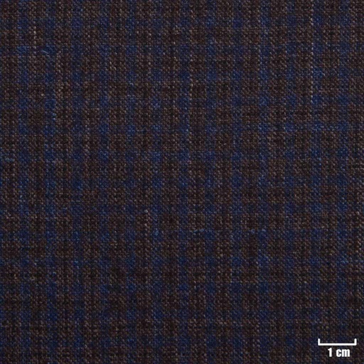 [225044] BROWN, SMALL PURPLE CHECKS