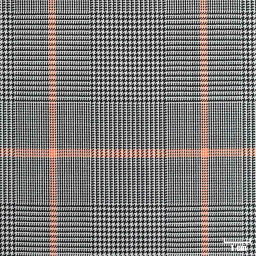 [224304] GREY, ORANGE CHECKS