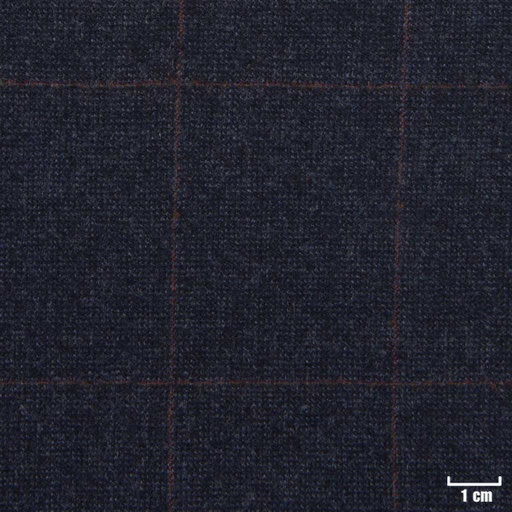 [227221] DARK BLUE, BROWN CHECKS