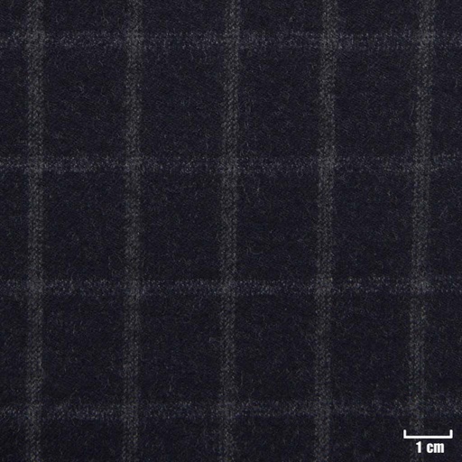 [227225] DARK BLUE, SMALL GREY CHECKS