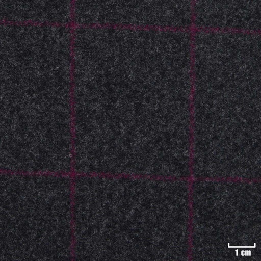 [227257] CHARCOAL, PURPLE CHECKS