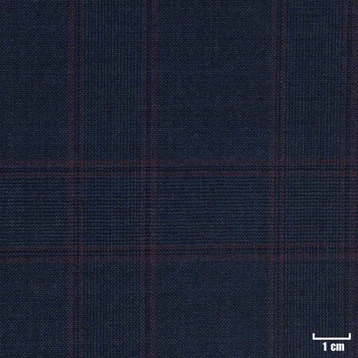 [226302] DARK BLUE, RED CHECKS