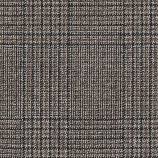 [317103] LIGHT GREY, BROWN CHECKS