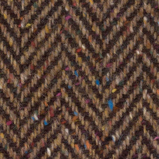 [317435] KHAKI/BROWN, HERRINGBONE (DR# 95035)