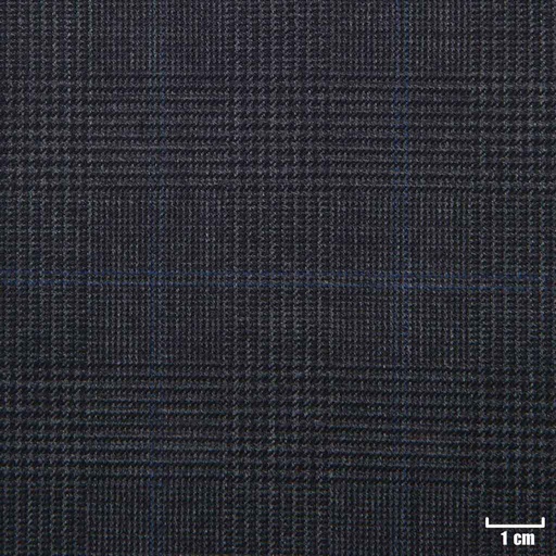 [502112] DARK GREY, BLUE CHECKS