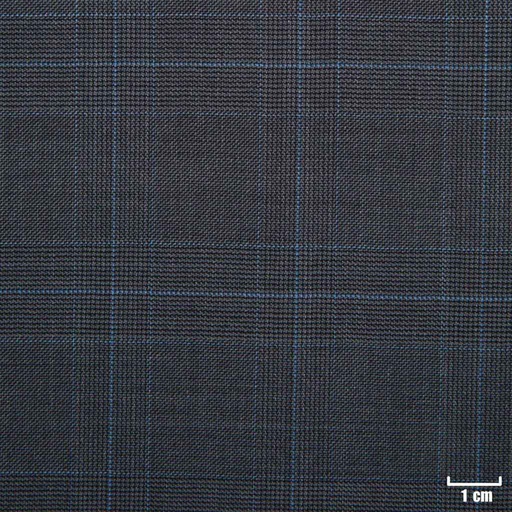 [502314] GREY, BIG BLUE CHECKS