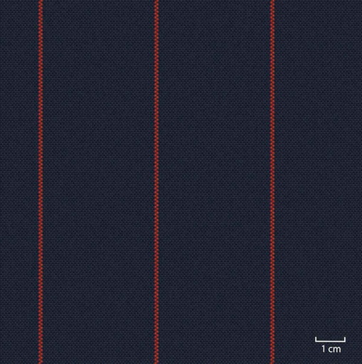 [451334] DARK BLUE, RED STRIPES