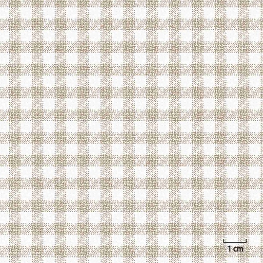 [451401] BEIGE, SMALL CHECKS