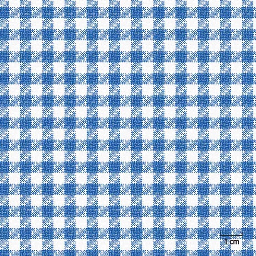 [451403] BLUE, SMALL CHECKS