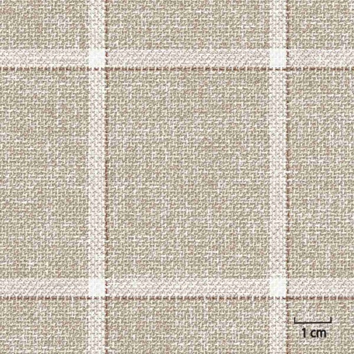 [451422] BEIGE, BIG OFF_WHITE CHECKS
