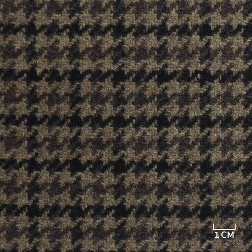 [353312] DARK BROWN & BLACK, HOUNDSTOOTH