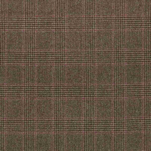 [353321] BROWN, 4"X3.5" PURPLE CHECKS