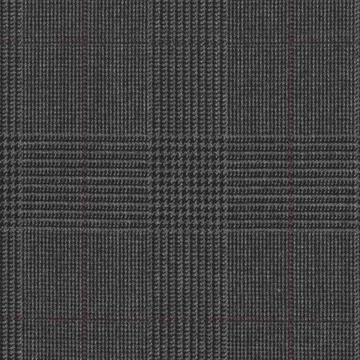 [319117] DARK GREY, PURPLE CHECKS (DR# 61017)