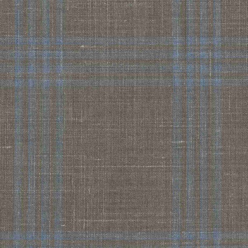 [319601] BROWN, BIG BLUE CHECKS (DR# 50401)