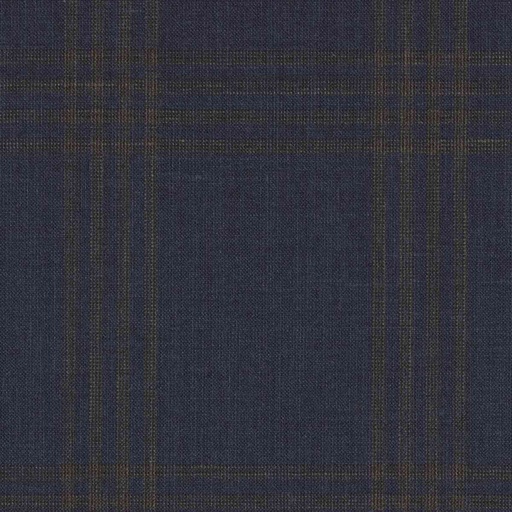 [319604] BLUE, BIG BROWN CHECKS (DR# 50404)