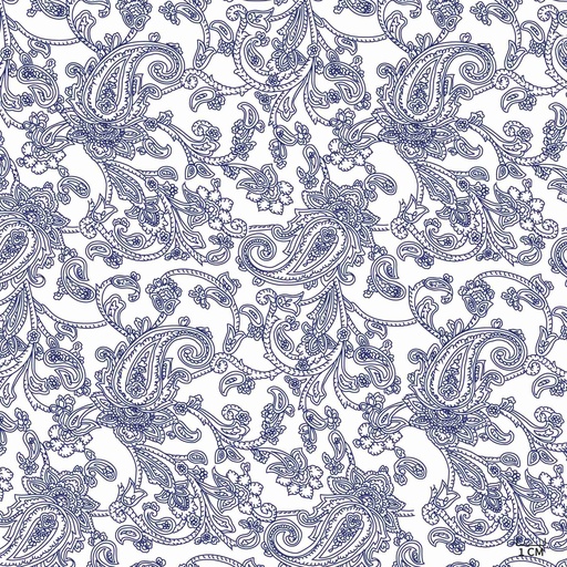 [823943] WHITE, BLUE/WHITE FLOWER