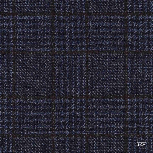 [610214] BLUE, BROWN CHECKS (100/14)