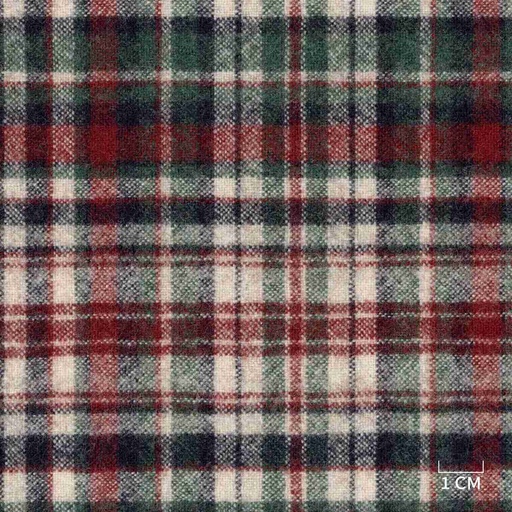 [320443] BEIGE, GREEN RED BLUE CHECKS (DR# 90443)