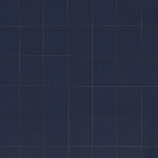 [660126] DARK BLUE,BURGUNDY CHECKS