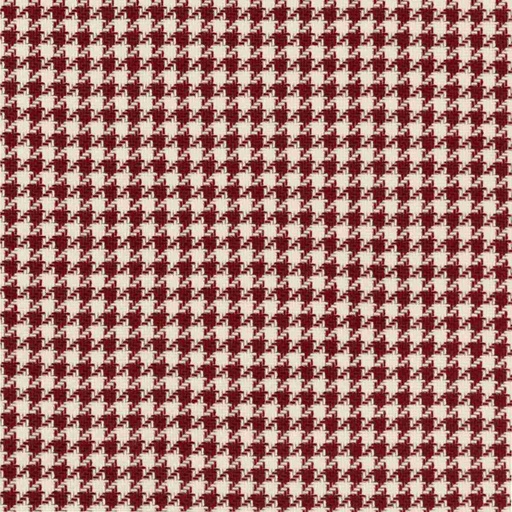 [660205] RED, WHITE HOUNDSTOOTH